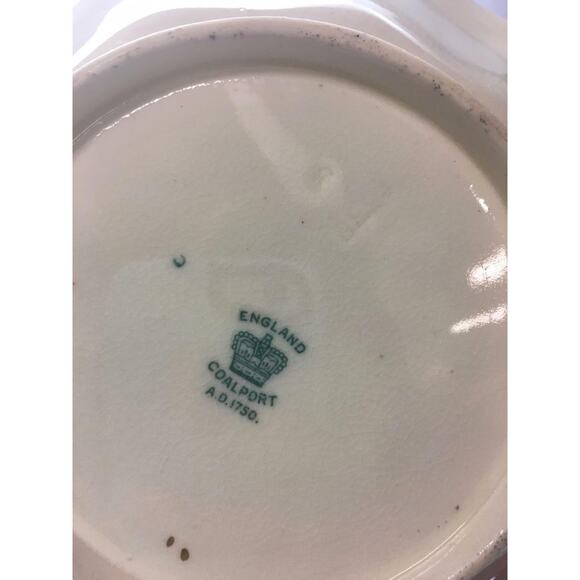 VINTAGE Coalport CHINA Indian SUMMER Pattern 3 Bowl SET Ice CREAM Soup CEREAL - Picture 7 of 12